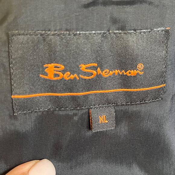 Ben Sherman Velvet Womens Blazer Size XL Black Preppy Old Money Whimsigoth - Picture 7 of 9